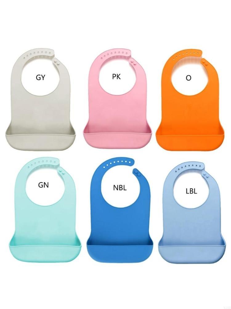 Waterproof Baby Bibs Silicone - Dewasa Dewasa Bib Dining Pelindung Kain