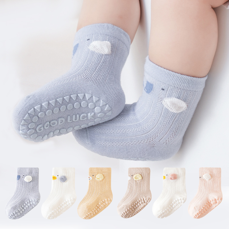 3 Pasang Kaus Kaki Lantai Bayi - Unisex Baby Socks Non Slip ulasan dan harga