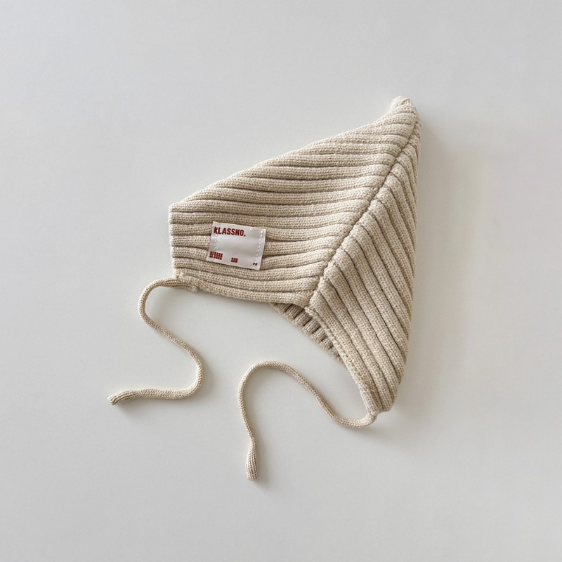 Topi Segitiga Bayi Topi Rajut  - Infant Beanie Hat With Ears ulasan dan harga