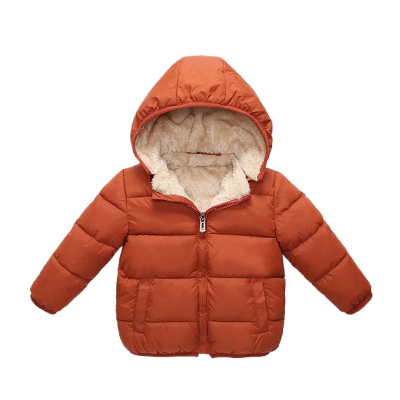 Jaket Tebal Berlapis Bulu Domb - Toddler Boy Winter Fleece Jacket ulasan dan harga