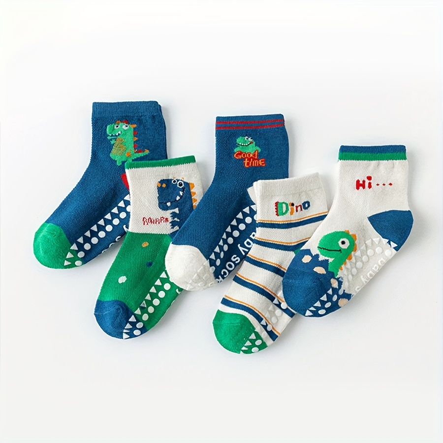 5 Pasang Kaus Kaki Lantai Kaus - Unisex Baby Socks Non Slip ulasan dan harga