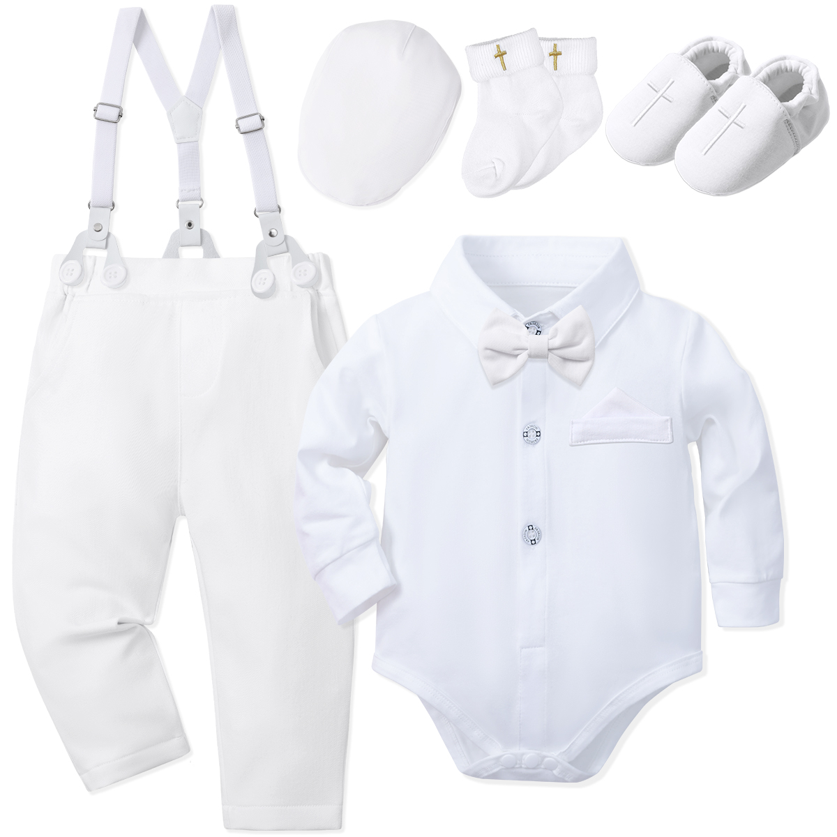 Pakaian Baptis Bayi Laki-laki, - Baby Boy Suit Set Baptism ulasan dan harga