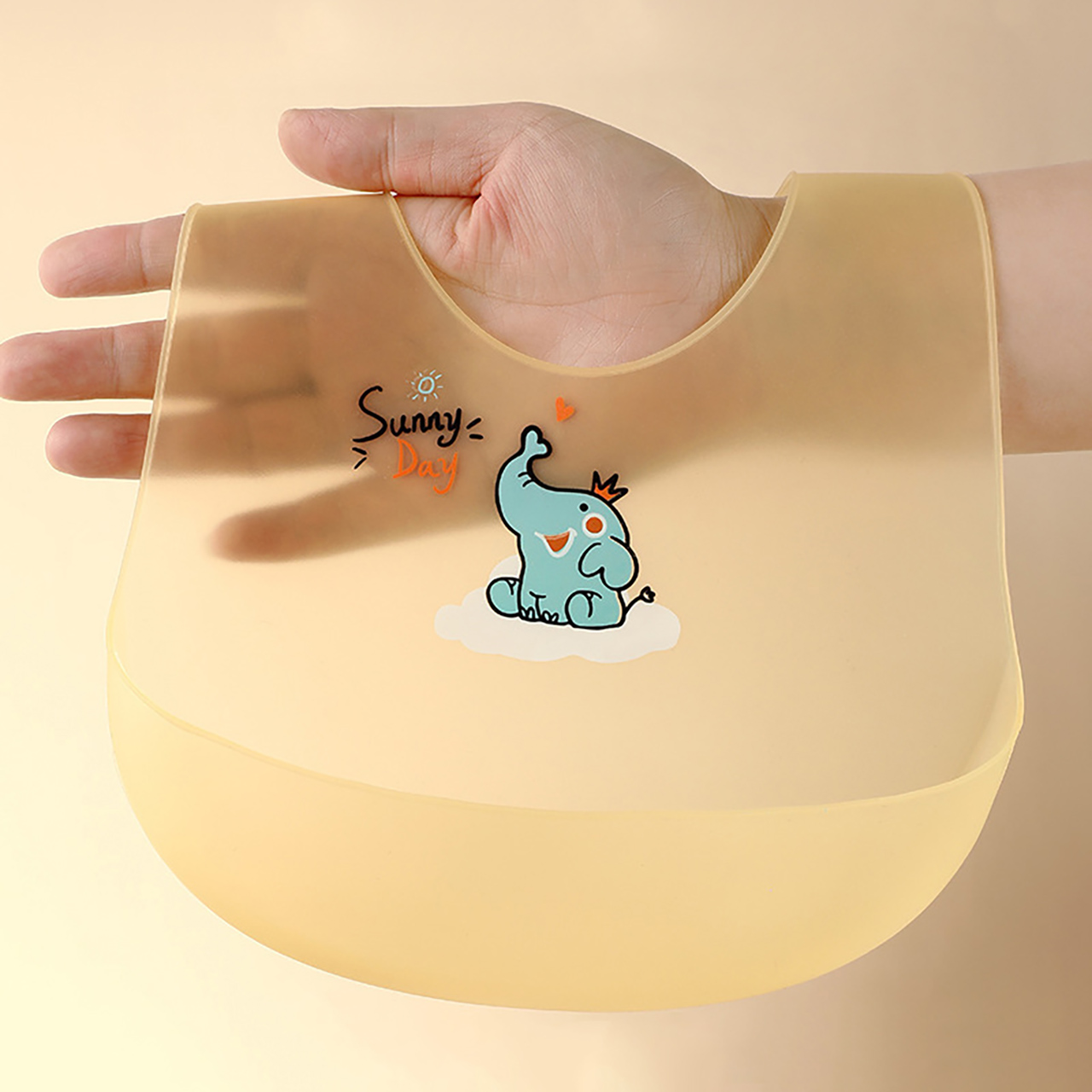 Celemek Silikon Bayi 0-1 Tahun - Waterproof Baby Bibs Silicone ulasan dan harga