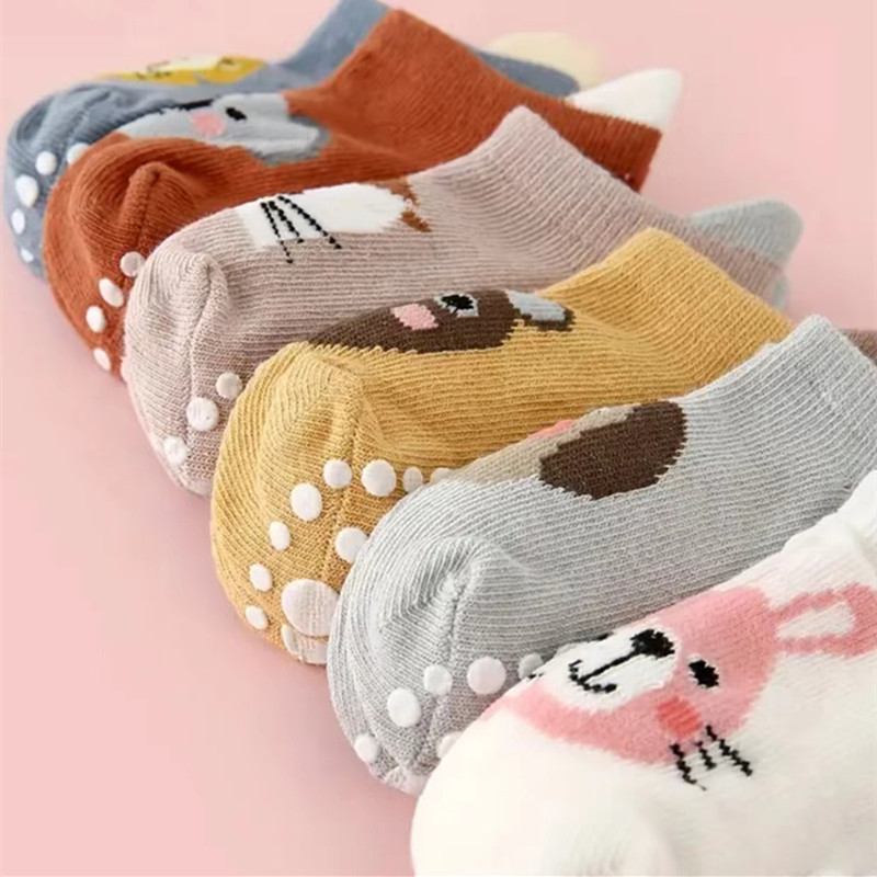 6 pasang/lot kaus kaki bayi ba - Unisex Baby Socks Non Slip ulasan dan harga
