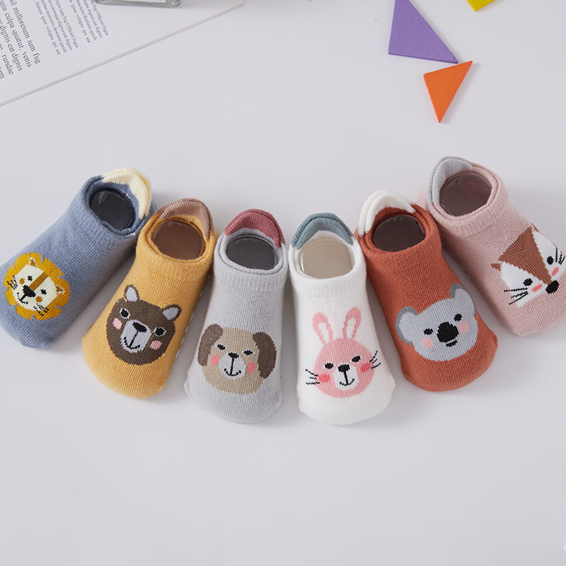 6 pasang/lot kaus kaki bayi ba - Unisex Baby Socks Non Slip ulasan dan harga