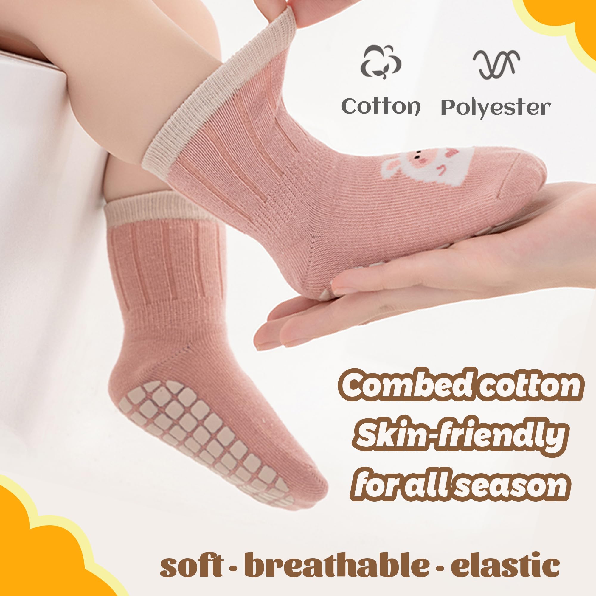 Kaus Kaki Anti Selip Balita, K - Unisex Baby Socks Non Slip ulasan dan harga