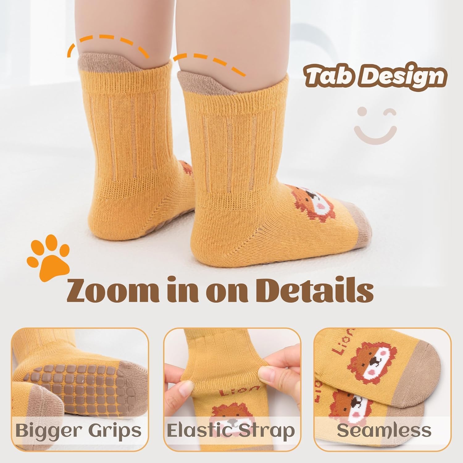 Kaus Kaki Anti Selip Balita, K - Unisex Baby Socks Non Slip ulasan dan harga
