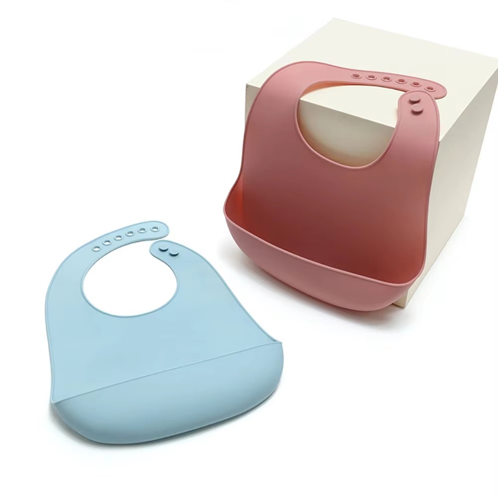 1Pcs Bib Makan Bayi Silikon Fo - Waterproof Baby Bibs Silicone ulasan dan harga