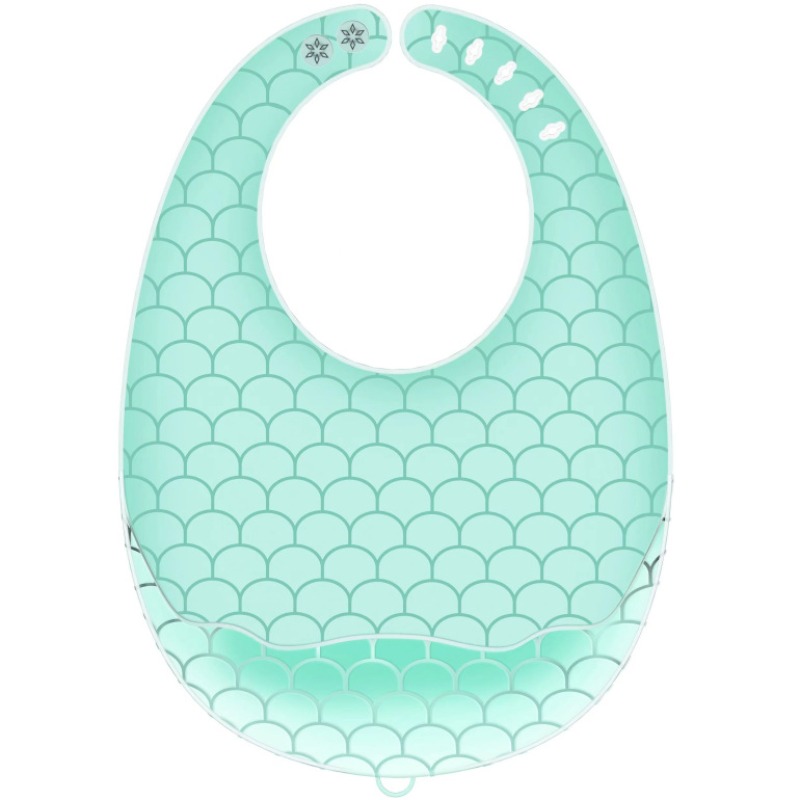 Celemek Bayi Silikon Tahan Air - Waterproof Baby Bibs Silicone ulasan dan harga