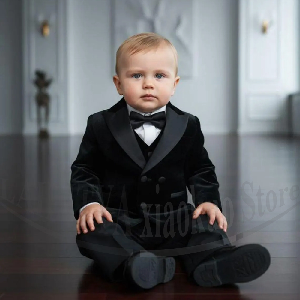 Setelan Jas Beludru Bayi Laki- - Baby Boy Suit Set Baptism ulasan dan harga