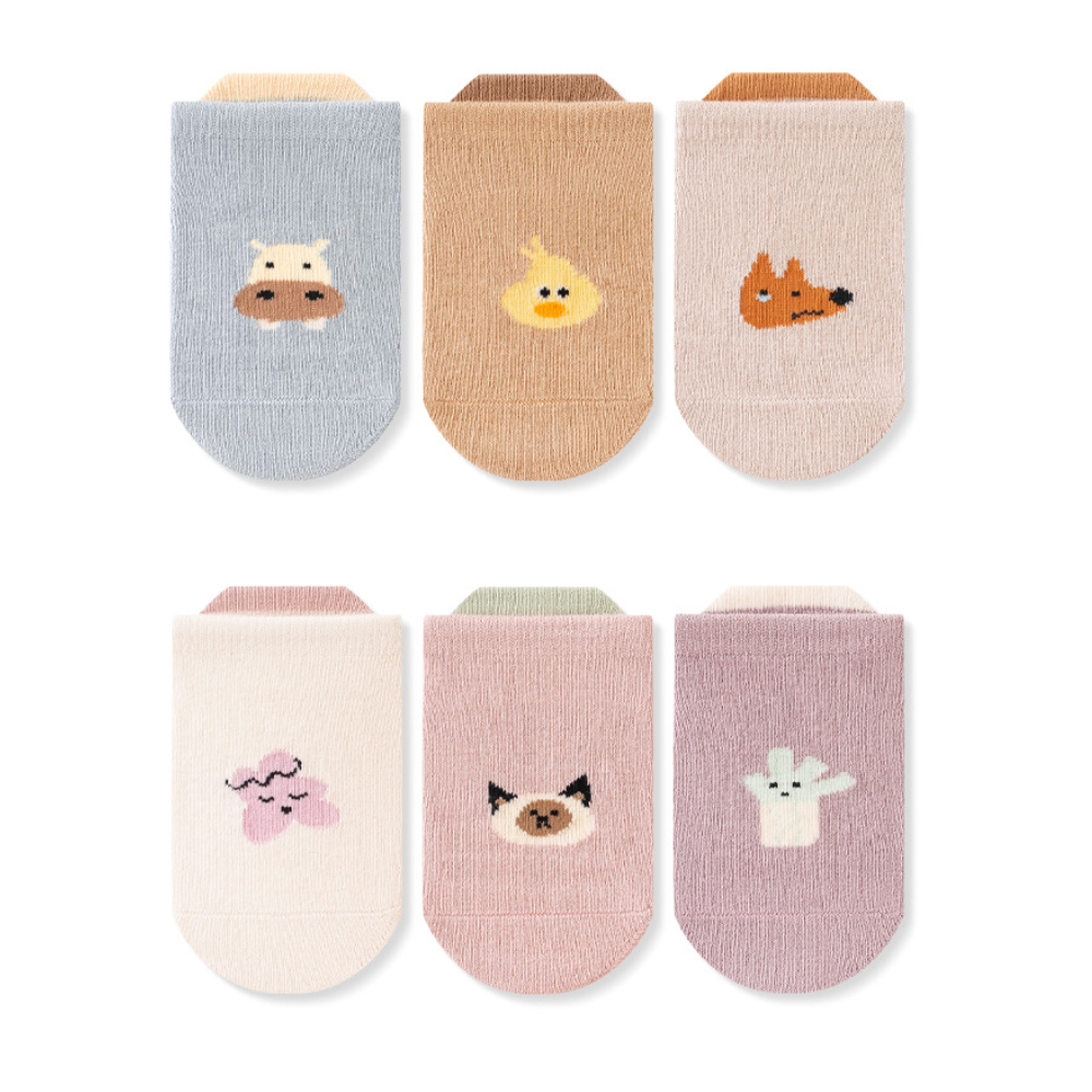 6 Pasang Kaus Kaki Anti-Selip  - Unisex Baby Socks Non Slip ulasan dan harga