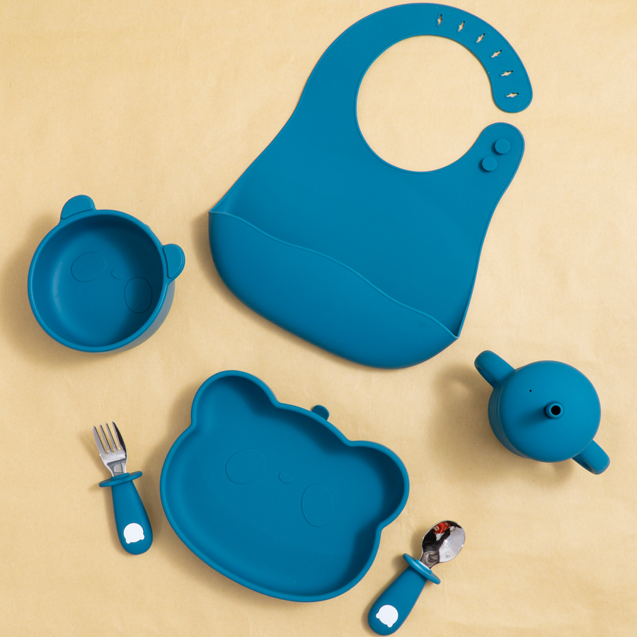 Dropship Center Set Hadiah Bab - Waterproof Baby Bibs Silicone ulasan dan harga