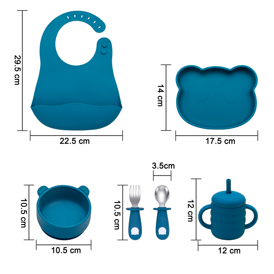 Dropship Center Set Hadiah Bab - Waterproof Baby Bibs Silicone ulasan dan harga
